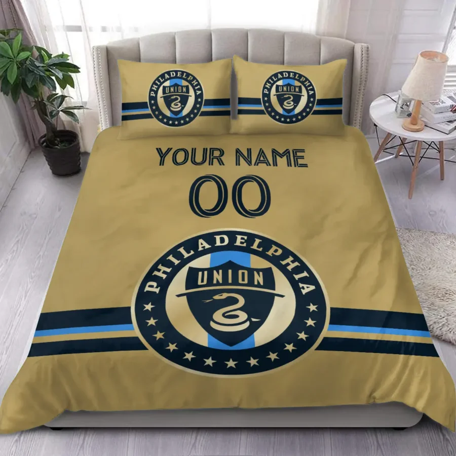 MLS Philadelphia Union Exclusive All Over Prints BLMLS81024A2PHISJT - Bedding Set