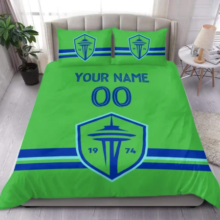 MLS Seattle Sounders Exclusive All Over Prints BLMLS81024A2SEASJT - Bedding Set