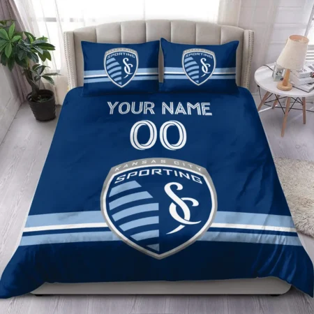 MLS Sporting Kansas City Exclusive All Over Prints BLMLS81024A2SKCSJT - Bedding Set