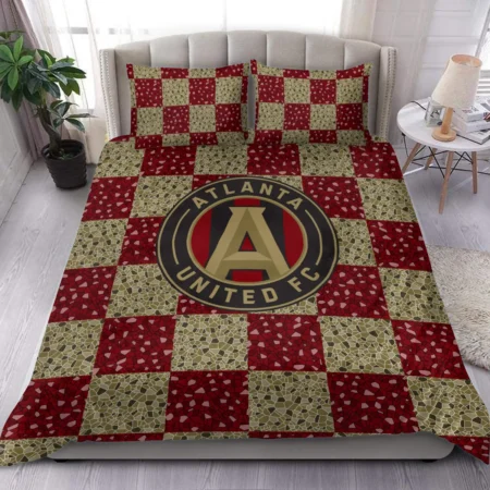 Caro Pattern MLS Atlanta United Exclusive All Over Prints BLMLS91024A1ATLSJT - Bedding Set