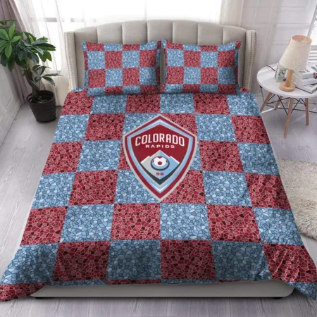 Caro Pattern MLS Colorado Rapids Exclusive All Over Prints BLMLS91024A1COLSJT - Bedding Set