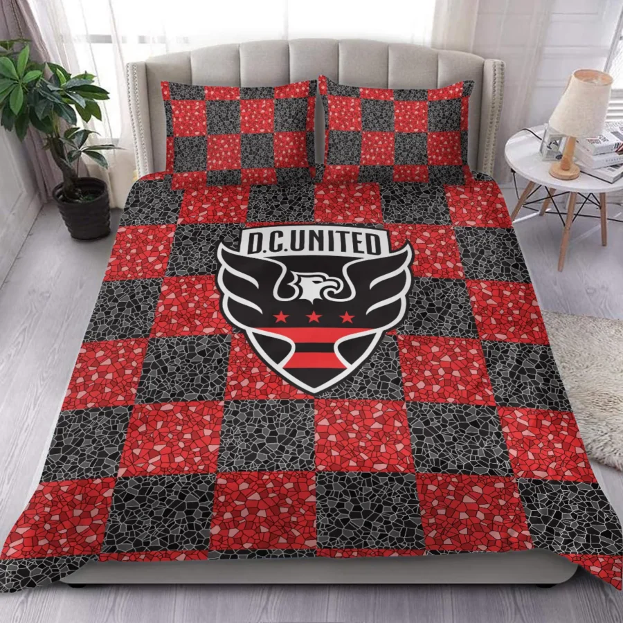 Caro Pattern MLS DC United Exclusive All Over Prints BLMLS91024A1DCSJT - Bedding Set