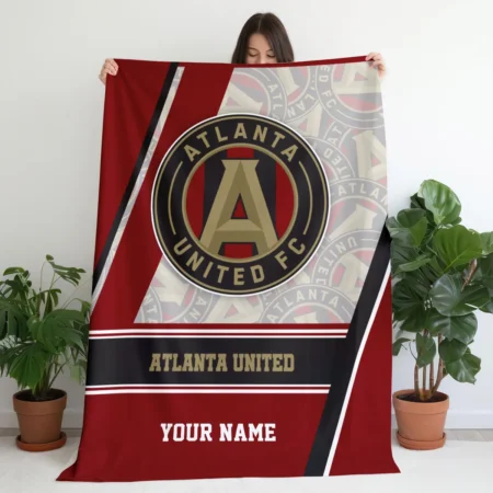 Special Release Atlanta United MLS Blanket All Over Prints HOMLS081024BLK01ATL