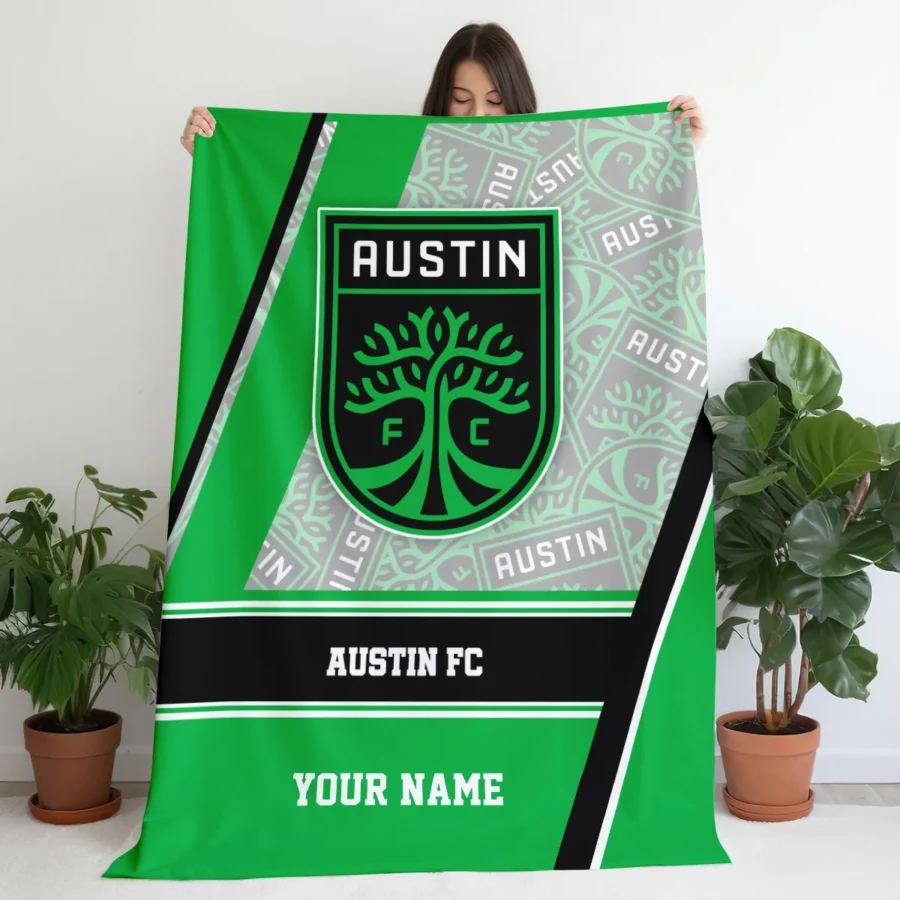 Special Release Austin FC MLS Blanket All Over Prints HOMLS081024BLK01ATX