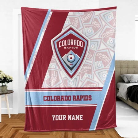 Special Release Colorado Rapids MLS Blanket All Over Prints HOMLS081024BLK01COL