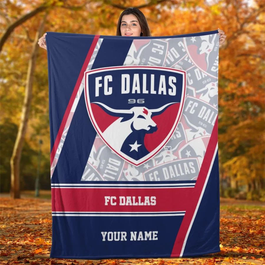 Special Release FC Dallas MLS Blanket All Over Prints HOMLS081024BLK01DAL