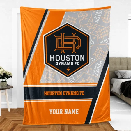 Special Release Houston Dynamo MLS Blanket All Over Prints HOMLS081024BLK01HOU