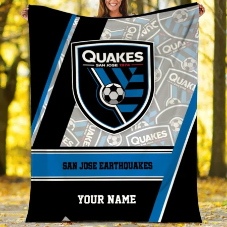 Special Release San Jose Earthquakes MLS Blanket All Over Prints HOMLS081024BLK01SJ