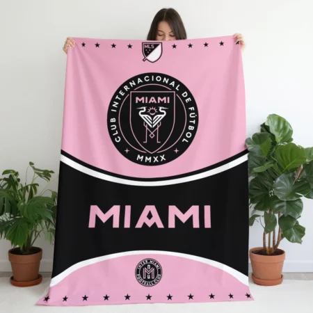 Special Release Inter Miami MLS Blanket All Over Prints HOMLS091024BLK01MIA