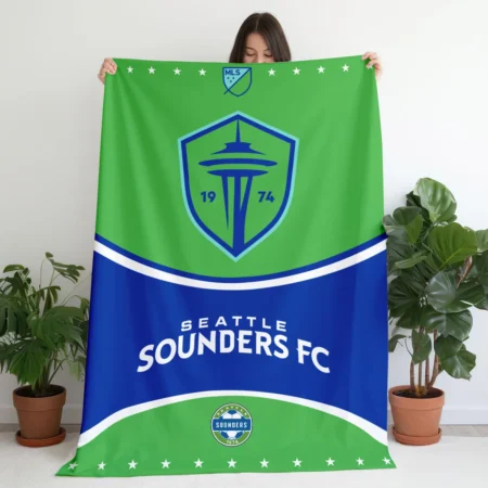 Special Release Seattle Sounders MLS Blanket All Over Prints HOMLS091024BLK01SEA