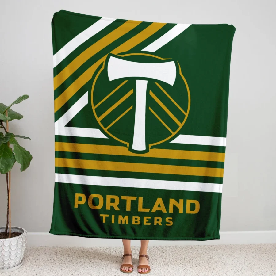 Special Release Portland Timbers MLS Blanket All Over Prints HOMLS101024BLK01POR