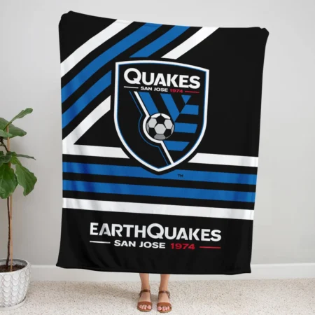 Special Release San Jose Earthquakes MLS Blanket All Over Prints HOMLS101024BLK01SJ