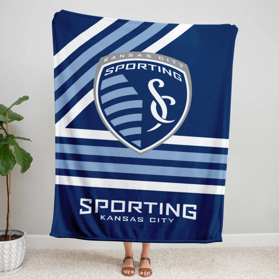 Special Release Sporting Kansas City MLS Blanket All Over Prints HOMLS101024BLK01SKC