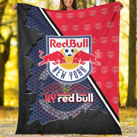 Special Release New York Red Bulls MLS Blanket All Over Prints HOMLS111024BLK01NY