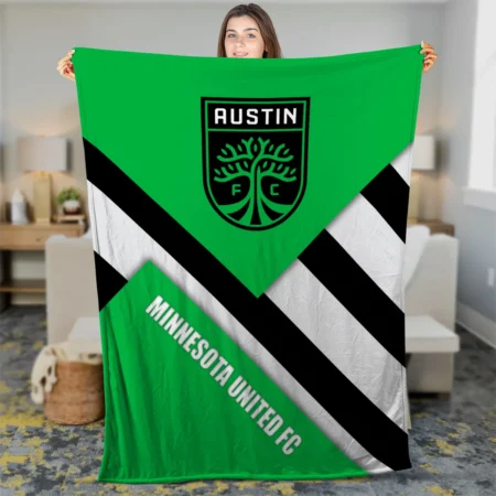 Special Release Austin FC MLS Blanket All Over Prints HOMLS111024BLK02ATX