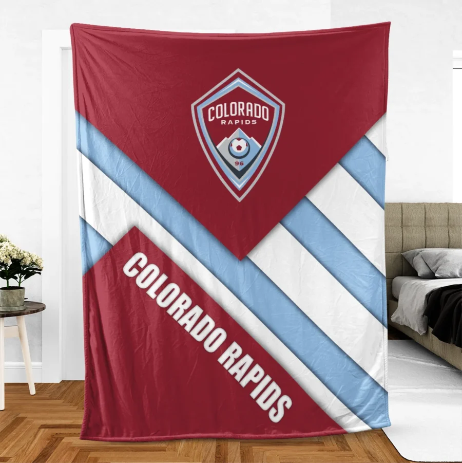 Special Release Colorado Rapids MLS Blanket All Over Prints HOMLS111024BLK02COL