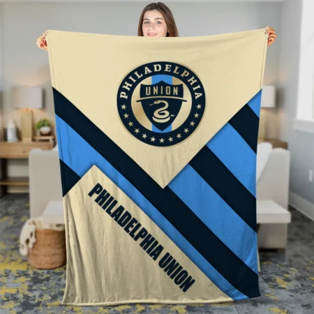 Special Release Philadelphia Union MLS Blanket All Over Prints HOMLS111024BLK02PHI