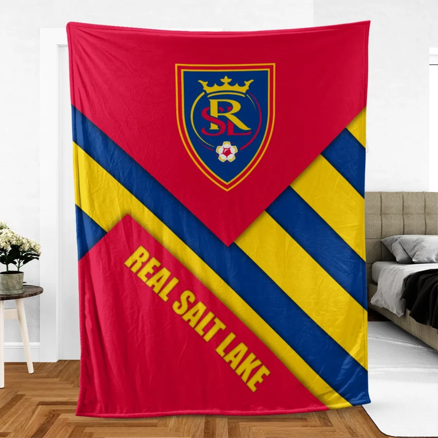 Special Release Real Salt Lake MLS Blanket All Over Prints HOMLS111024BLK02RSL