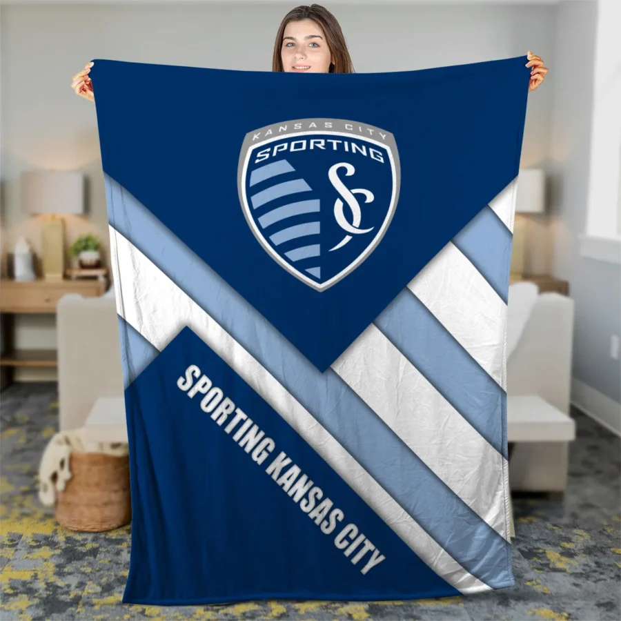 Special Release Sporting Kansas City MLS Blanket All Over Prints HOMLS111024BLK02SKC