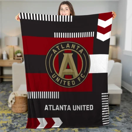 Special Release Atlanta United MLS Blanket All Over Prints HOMLS161024BLK01ATL