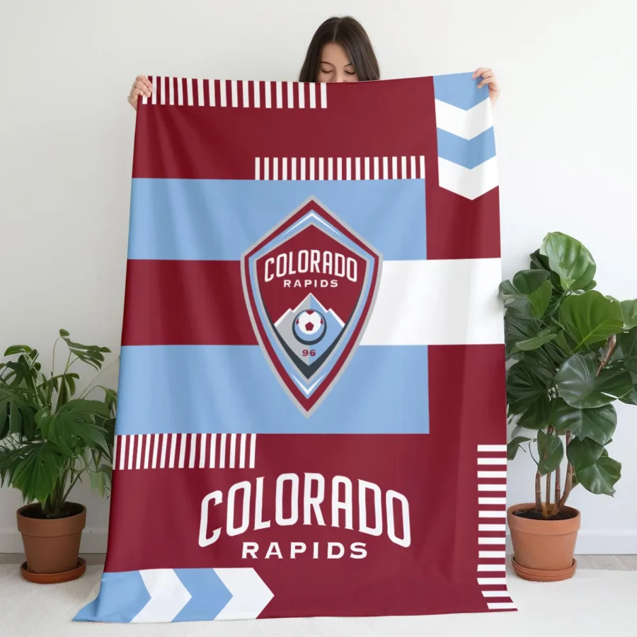 Special Release Colorado Rapids MLS Blanket All Over Prints HOMLS161024BLK01COL