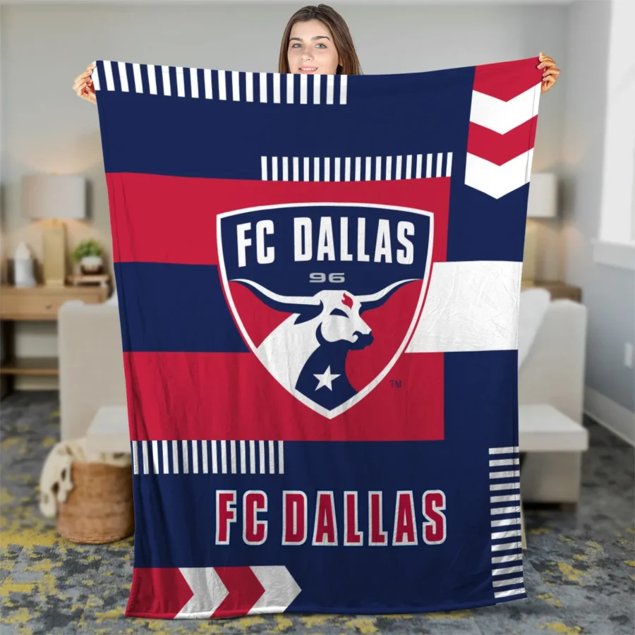 Special Release FC Dallas MLS Blanket All Over Prints HOMLS161024BLK01DAL