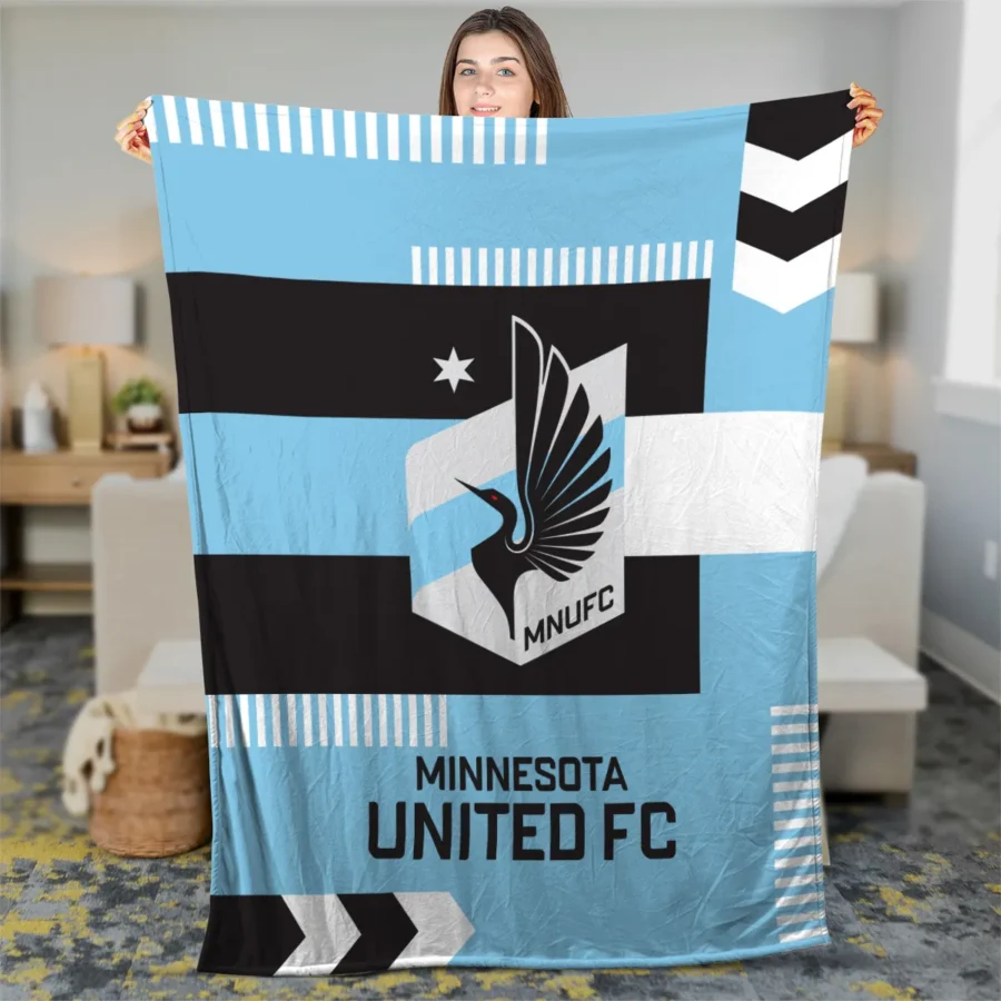 Special Release Minnesota United MLS Blanket All Over Prints HOMLS161024BLK01MIN