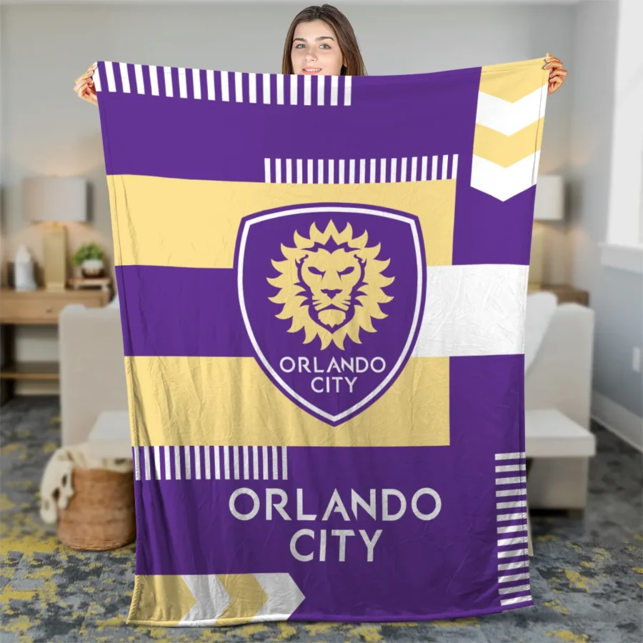 Special Release Orlando City MLS Blanket All Over Prints HOMLS161024BLK01ORL