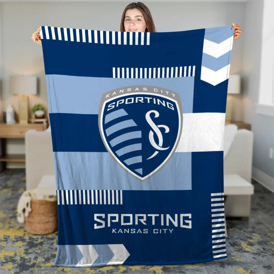 Special Release Sporting Kansas City MLS Blanket All Over Prints HOMLS161024BLK01SKC