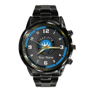 MLS Columbus Crew Exclusive Black Stainless Steel Watch Gift - BLMLS71024A1CLB