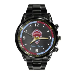 MLS FC Dallas Exclusive Black Stainless Steel Watch Gift - BLMLS71024A1DAL