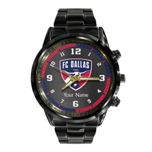 MLS Colorado Rapids Exclusive Black Stainless Steel Watch Gift - BLMLS71024A1COL