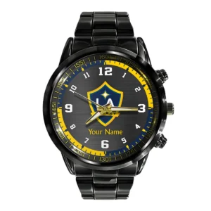 MLS Houston Dynamo Exclusive Black Stainless Steel Watch Gift - BLMLS71024A1HOU