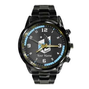 MLS Inter Miami Exclusive Black Stainless Steel Watch Gift - BLMLS71024A1MIA