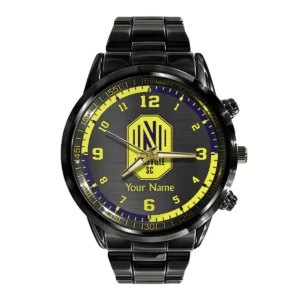 MLS New England Exclusive Black Stainless Steel Watch Gift - BLMLS71024A1NE