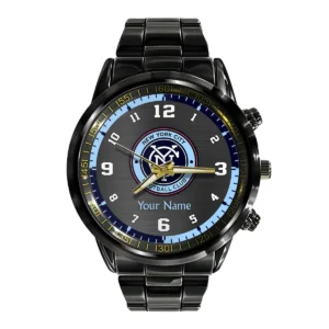 MLS Orlando City Exclusive Black Stainless Steel Watch Gift - BLMLS71024A1ORL