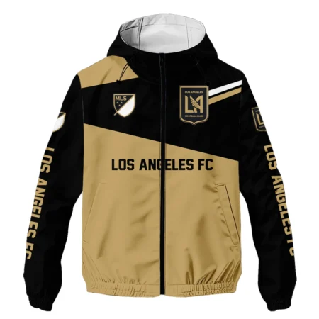 Special Release Los Angeles FC MLS Windbreaker Outdoor Jacket HOMLS041024WJ02LAF