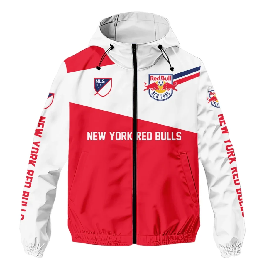 Special Release New York Red Bulls MLS Windbreaker Outdoor Jacket HOMLS041024WJ02NY