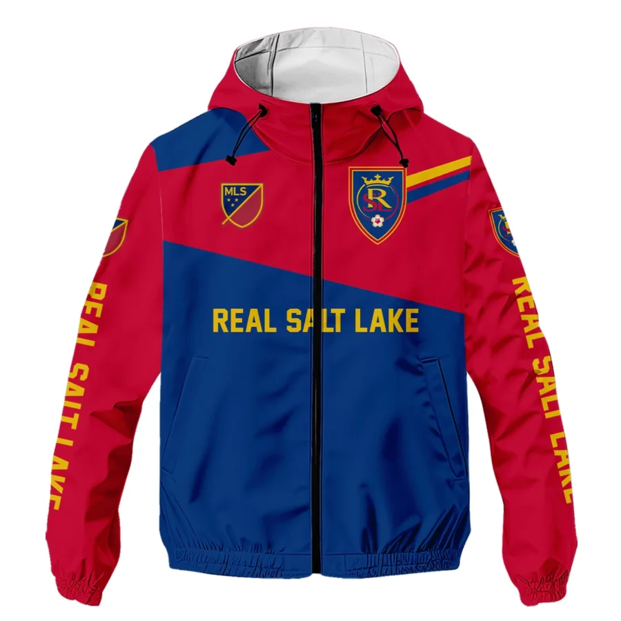 Special Release Real Salt Lake MLS Windbreaker Outdoor Jacket HOMLS041024WJ02RSL