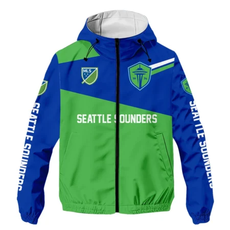 Special Release Seattle Sounders MLS Windbreaker Outdoor Jacket HOMLS041024WJ02SEA