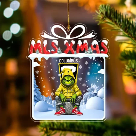 Special Release Adidas Columbus Crew MLS Custom Shape Acrylic Ornament HOMLS041024ONM01CLB