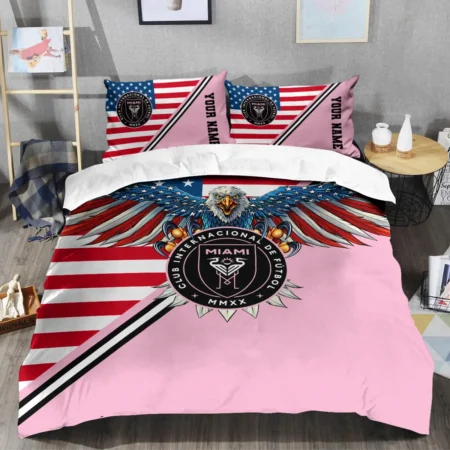 Eagle U.S Flag MLS Inter Miami Exclusive All Over Prints BLMLS101024A1MIASJT - Bedding Set