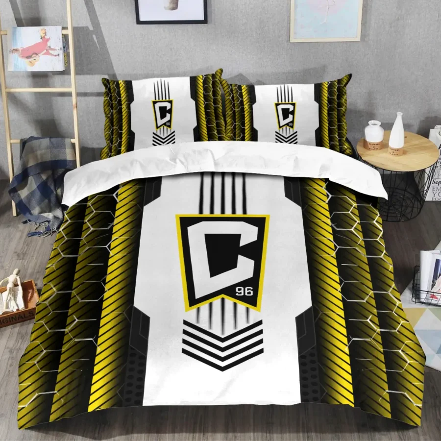 Abstract Geometric Pattern MLS Columbus Crew Exclusive All Over Prints BLMLS101024A2CLBSJT - Bedding Set