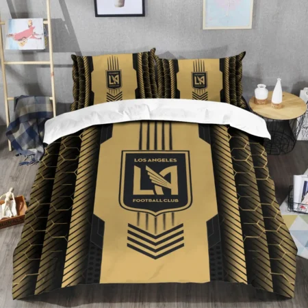 Abstract Geometric Pattern MLS Los Angeles FC Exclusive All Over Prints BLMLS101024A2LAFSJT - Bedding Set