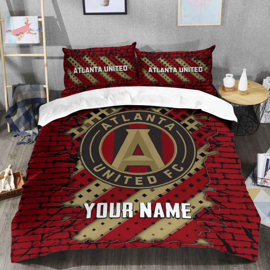 Breaking Wall MLS Atlanta United Exclusive All Over Prints BLMLS111024A1ATLSJT - Bedding Set