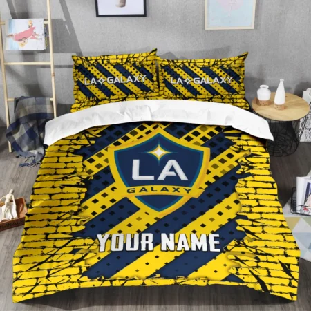 3D Breaking Wall MLS LA Galaxy Exclusive All Over Prints BLMLS111024A1LASJT - Bedding Set