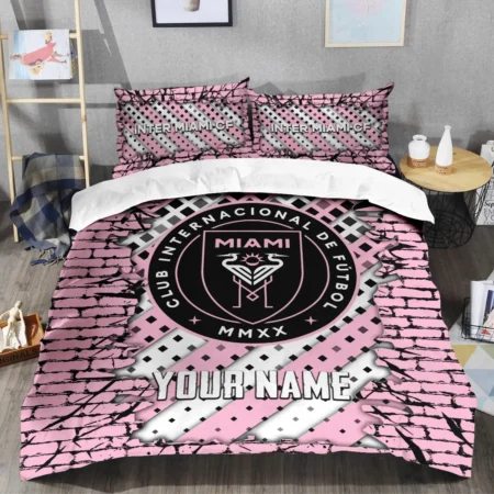 3D Breaking Wall MLS Inter Miami Exclusive All Over Prints BLMLS111024A1MIASJT - Bedding Set