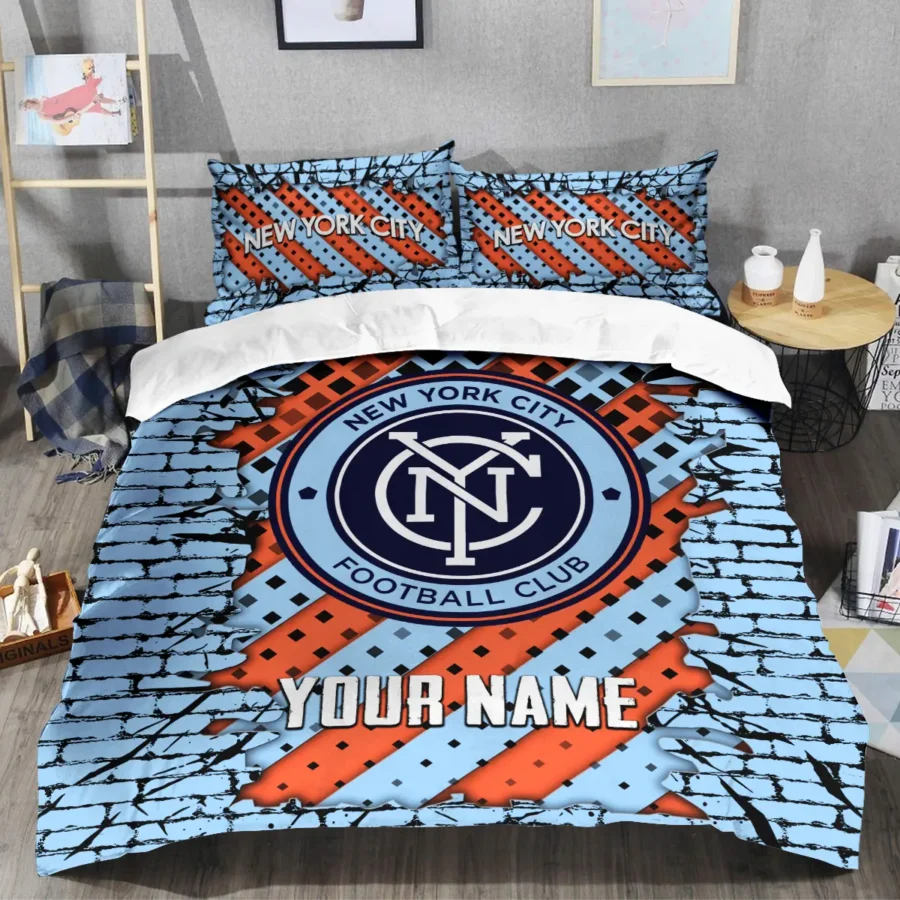 3D Breaking Wall MLS New York City Exclusive All Over Prints BLMLS111024A1NYCSJT - Bedding Set