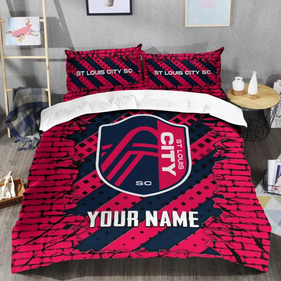 Breaking Wall MLS St. Louis City Exclusive All Over Prints BLMLS111024A1STLSJT - Bedding Set