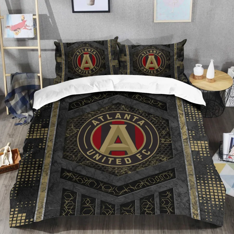 MLS Atlanta United Exclusive All Over Prints BLMLS111024A2ATLSJT - Bedding Set